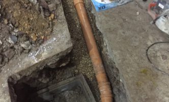 Installation of New Pipe Work to Basement in London